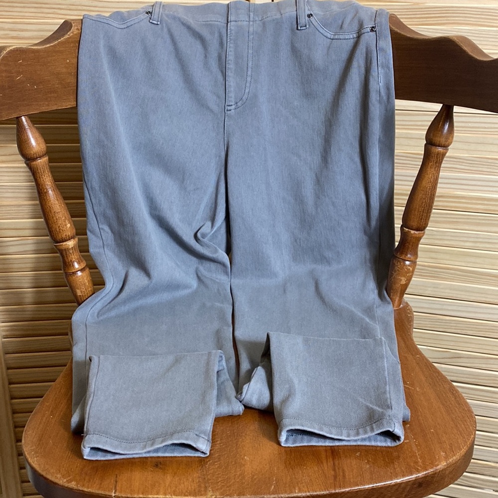 Time and Tru Women's Gray Color Jeggings, Leggings, Pants Size Large (12-14)